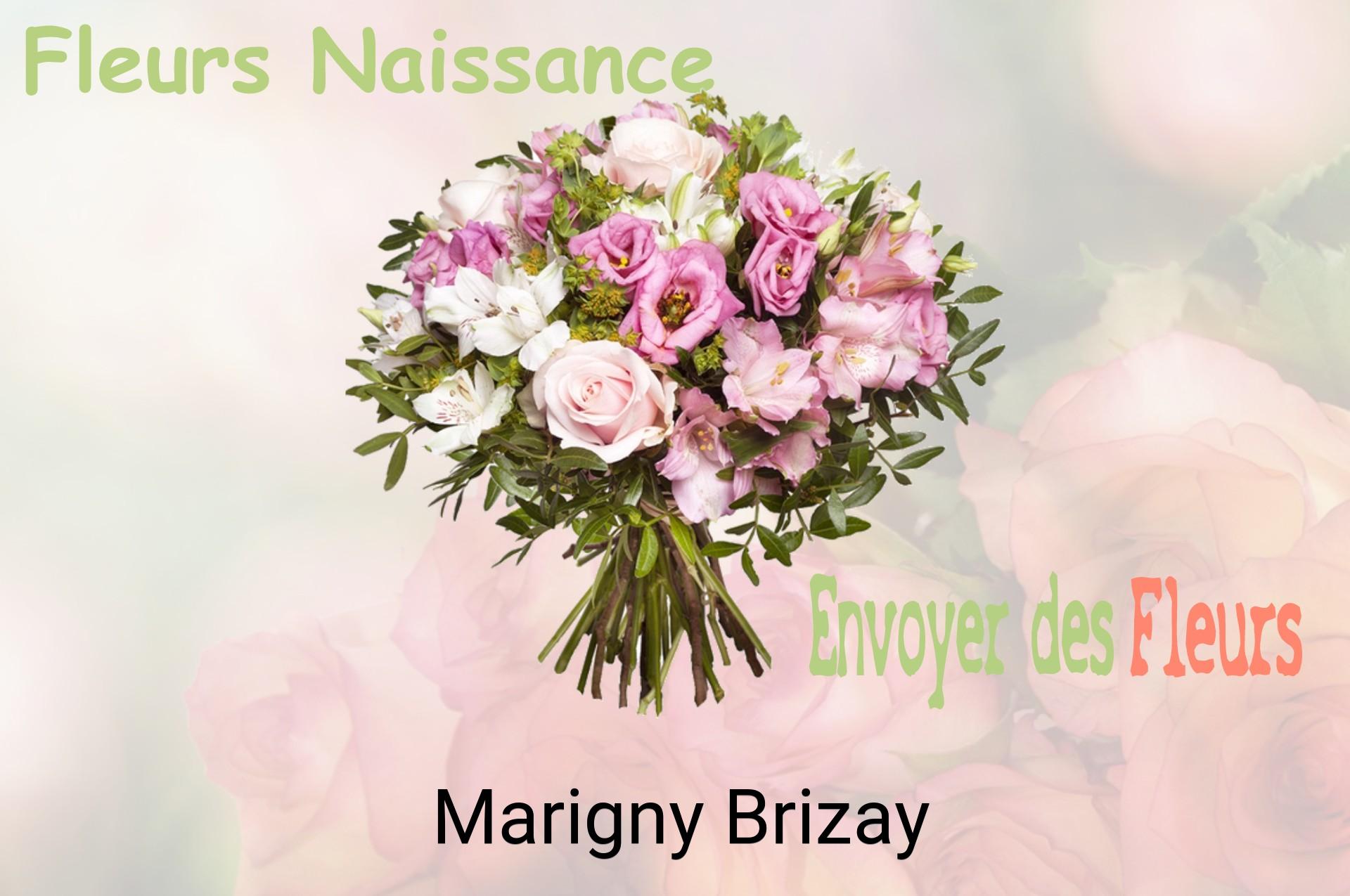 Bouquet de fleurs de naissance livré à Marigny-Brizay
